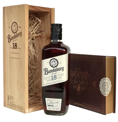 Bundaberg Rum Aged 18 Years Ltd Release Complete With Box & Certificate & BONUS! - image 1 of 4