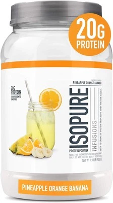 	Isopure Clear Whey Protein Piña Naranja Plátano 20 g Proteína 1,9 lb 36 porciones	 Foto 1 de 4