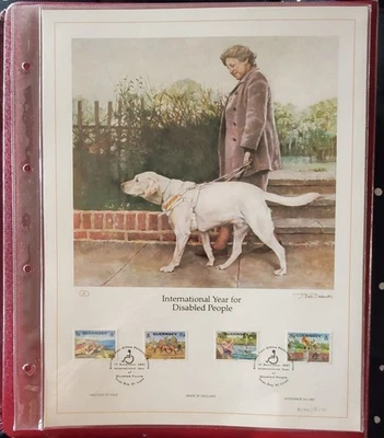 International Year for Disabled People - First Day Of Issue - 8500/9500 - Image 1 of 2