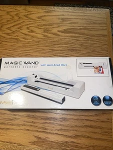 VuPoint Magic Wand Tragbarer Scanner mit Auto Feed Dock Weiß Neu im Karton - Bild 1 von 10