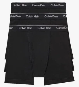 Calvin Klein Men’s Cotton Classics 3-Pack Boxer Brief Small black - Picture 1 of 10