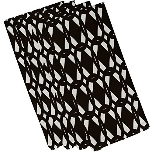 Servilleta estampado geométrico E by design N4GN363BR7IV3 -19 Geo-Craze 19" x 19" marrón Foto 1 de 1