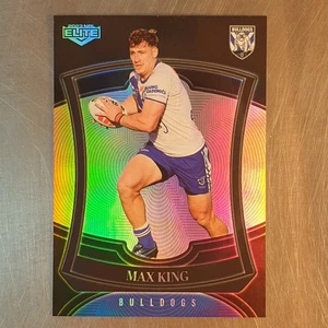 2023 NRL Elite Pearl Special Max King Card P025 Parallel Bulldogs - Picture 1 of 2