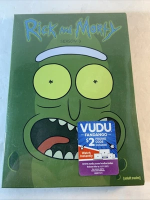 Rick and Morty: Season 3 DVD Brand New - Factory Sealed (With Cover) - Image 1 of 4