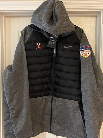 University Of Virginia Football Team Official Orange Bowl Nike Jacket Men’s 3XL Cover