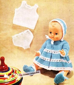 "JUEGO DE MUÑECAS para 16"" a 22"" - 4 capas - COPIAR patrón de tejido de muñeca - Imagen 1 de 1