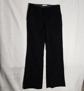 Pantalones de mujer Banana Republic Martin Fit 6 elásticos negros mezcla de lana - Imagen 1 de 10