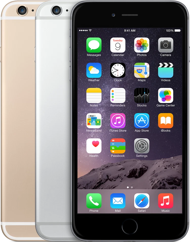 Móvil Boost iPhone 6 Plus 16 GB 64 GB 128 GB dorado gris plateado Foto 1 de 1