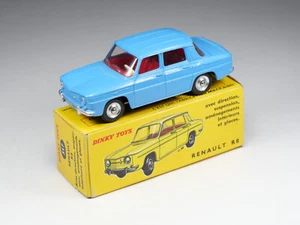 DINKY TOYS FRANCE - 517 - Renault R8 - Rare variante tardive - En boite - Picture 1 of 9