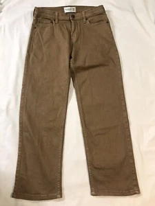 Abercrombie Kids Fitch Jeans Pants Boys 15/16 Short Brown Relaxed Stretch - Picture 1 of 14
