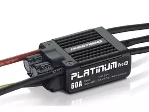 Hobbywing Platinum Pro 60A LV V4 Speed Controller : HW30215100 - Picture 1 of 5
