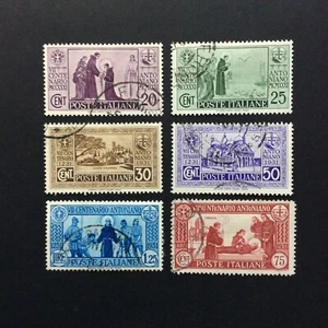 BroadviewStamps Italy #258-63 used F-VF. - Picture 1 of 2
