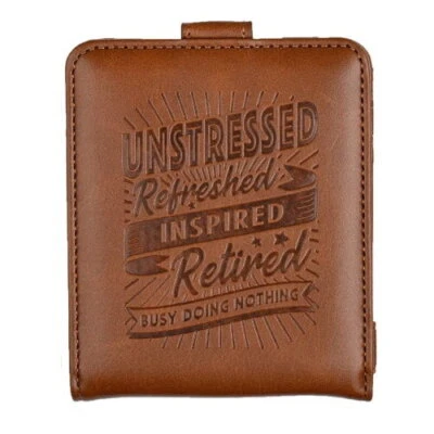 Retired Unstressed Pre-Personalised Rfid Blocking Men’s Wallet - Great Gift - Image 1 of 2