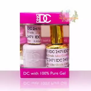 DND DC Soak Off Gel Polish Duo #2471 - Lilac Clouds - Picture 1 of 1