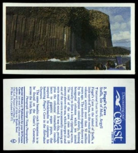 Fingal's Cave #2 Discovering Our Coast 1989 Brooke Bond Tea Card - Picture 1 of 1