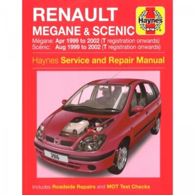Renault Megane Scenic 1999-2002 Coupe Limousine MPV repair manual Haynes - Bild 1 von 4