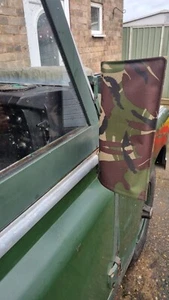2 Waterproof dpm Camouflage Wing Mirror Sleeve Covers Land Rover Series Defender - Picture 1 of 4