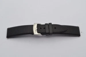 CHOPARD KAUTSCHUK ARMBAND 20MM MIT FALTSCHLIESSE 18MM SCHWARZ 20-18 - Bild 1 von 2