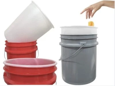 Plastic pail Liner insert for 5 Gal bucket container HDPE  - Pack of 100 - Image 1 of 4