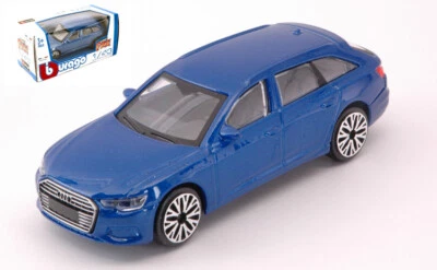 MODELLINO AUTO STATICO DIECAST BURAGO AUDI A6 AVANT BLU MODELLISMO SCALA 1:43 - Immagine 1 di 2