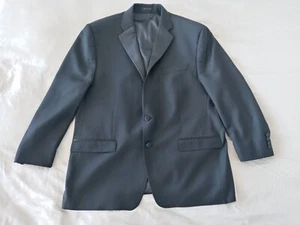Lauren Ralph Lauren Men's Tuxedo Suit 48R Black Wool Jacket Made in Canada - Picture 1 of 11