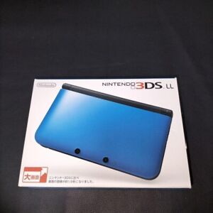 Nintendo 3DS XL LL Blue Black Japanese ver New