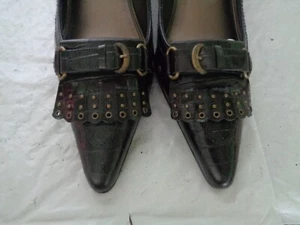 New - Talbots - Black - Galinda 3 - Kitten Heel - Leather Shoes - Size 7M - Picture 1 of 5