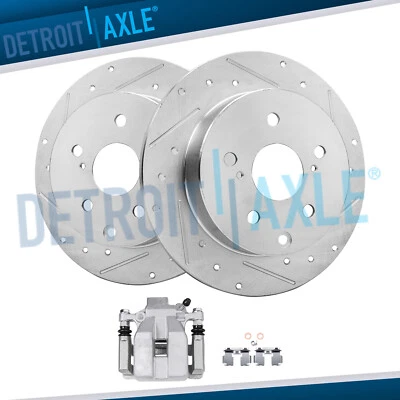 Rotores traseros perforados 281 mm + pinza de freno derecha para Lexus HS250h 2010 2011 2012 Foto 1 de 4