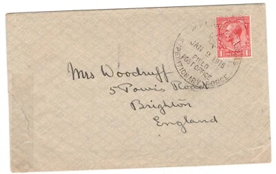 Canada--WWI 1915 CEF Expeditionary Force Crown CDS Cover - Image 1 of 2