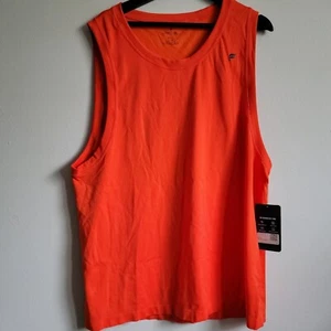 NWT Fabletics The Training Day Tank Size Men's 2XL Blazing Red Exploded - Picture 1 of 6