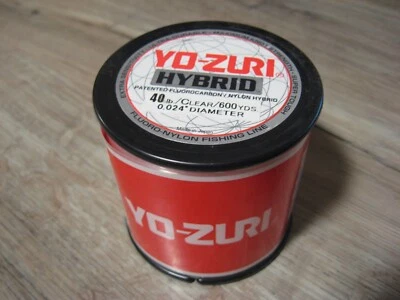 Гибридная леска Yo-Zuri из фторуглеродного нейлона - 40 фунтов - 600 ярдов - прозрачная - Изображение 1 из 4
