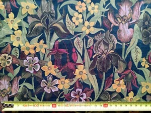 Remnant BRIGHTLEY - FLOWERS - Liberty Tana Lawn cotton approx 64 x 18 cm - Picture 1 of 4