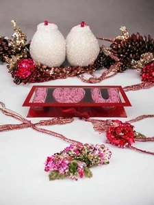 Te quiero caja, rojo, ventana, rosas de jabón rosa - Imagen 1 de 4