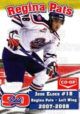 2007-08 Regina Pats #9 Josh Elder