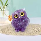 3D Crystal Owl Decoration Collectible Miniature Owl Decor Figurine Ornament Owl