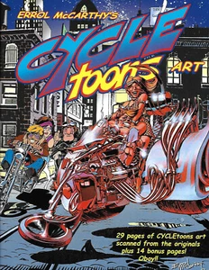 CYCLEtoons SIGNED Errol McCarthy 70's Compilation Magazine 46 pages Color Covers - Picture 1 of 9