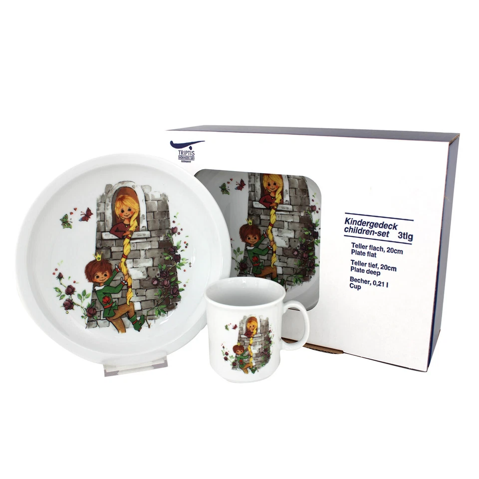 Triptis RAPUNZEL Kindergedeck 3-teilig Kinderporzellan - Bild 1 von 1