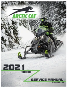 Arctic Cat 9000 Series Snowmobile Service Manual | 2021 | MAILED CD OR USB - Picture 1 of 12