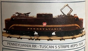 Williams #EP5-104 Pennsylvania Tuscan 5-Stripe (Factory Sealed) SUPER MINT!!! - Bild 1 von 7