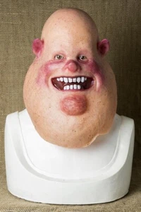 Maschera in silicone realistica fatta a mano ""Mr Pig"" La maschera, realistica, Halloween - Foto 1 di 6