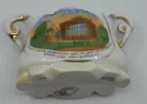 OLD NORTH SIDE PITTSBURGH, PA SOUVENIR TOOTHPICK HOLDER, WASHINGTON MONUMENT - Picture 1 of 5