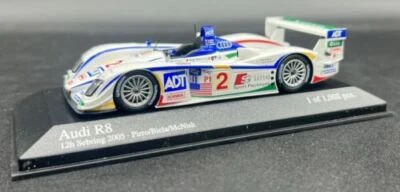 Minichamps 1/43 Audi R8 2nd Place 12th Sebring 2005 Pirro - 400051302 - Image 1 of 4