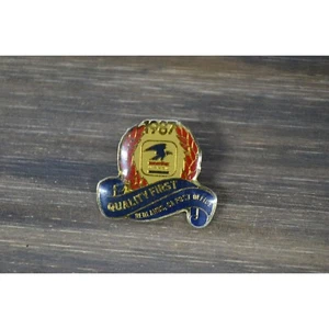 1987 Post Office Pin Anstecker Post Qualität First Redlands CA Vintage - Bild 1 von 5