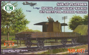 Plataforma UniModel 1/72 SAM-AT (montaje AA para tren blindado) - Imagen 1 de 1