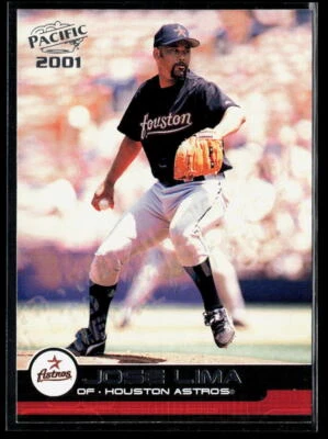 Jose Lima 2001 Pacific Retail LTD #189 #/85 slightly touched corners SN - Image 1 of 2