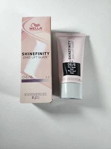 Wella Shinefinity Zero Lift Glaze 06/6 Dark Blonde Violet 2 FL OZ New - Picture 1 of 9