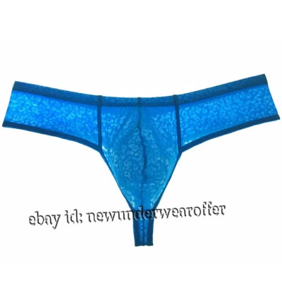 Sport Men Lace Cheeky Hipster Pouch Panties Underwear Sexy Male Buns Boxer Brief - image 1 of 4