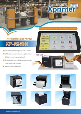 XP-R330H 80mm Restaurant POS Printer Wifi+USB - image 1 of 4