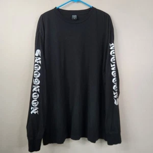 Camiseta Noon Goons Para Hombres Negra Manga Larga Deletreada Cuello Redondo XL - Imagen 1 de 6
