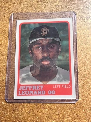1988 Sportflics Baseball # 82 Jeffrey Leonard - Image 1 of 2
